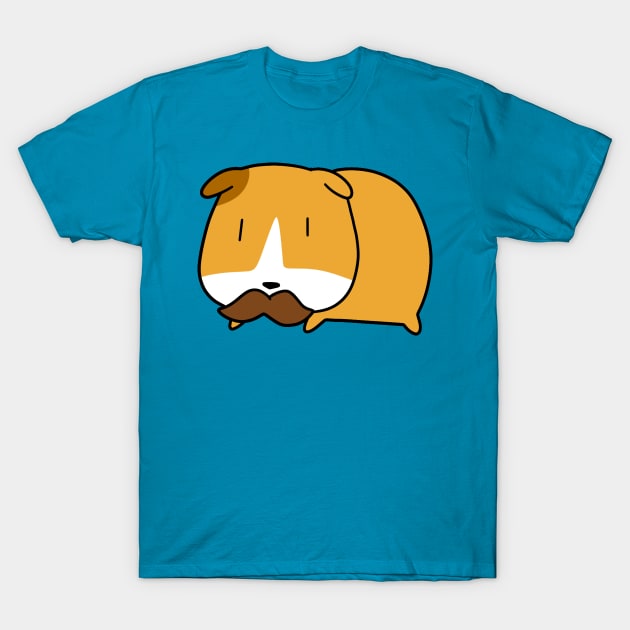 Mustache Guinea Pig T-Shirt by saradaboru